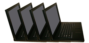 Buy 3, Get 1 FREE dummy laptop props by Props America